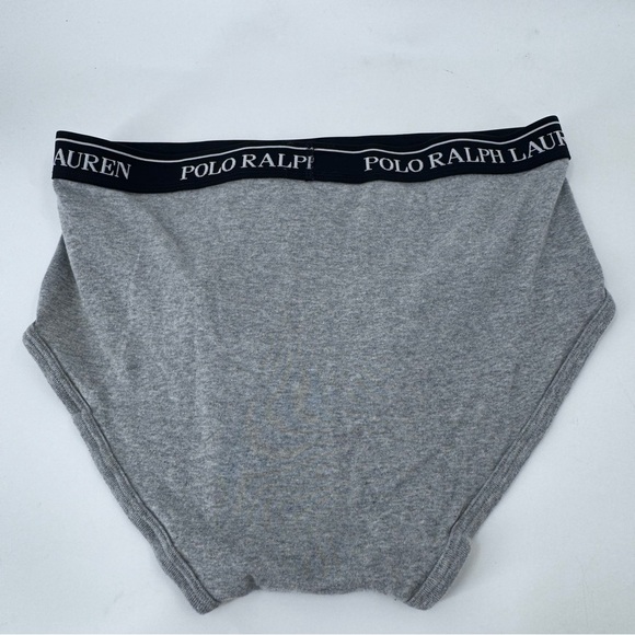 Polo by Ralph Lauren Heather Gray Briefs - Picture 3 of 6
